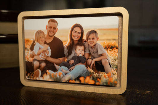 Gloss White Aluminum Insert for Economy Photo Float Mount
