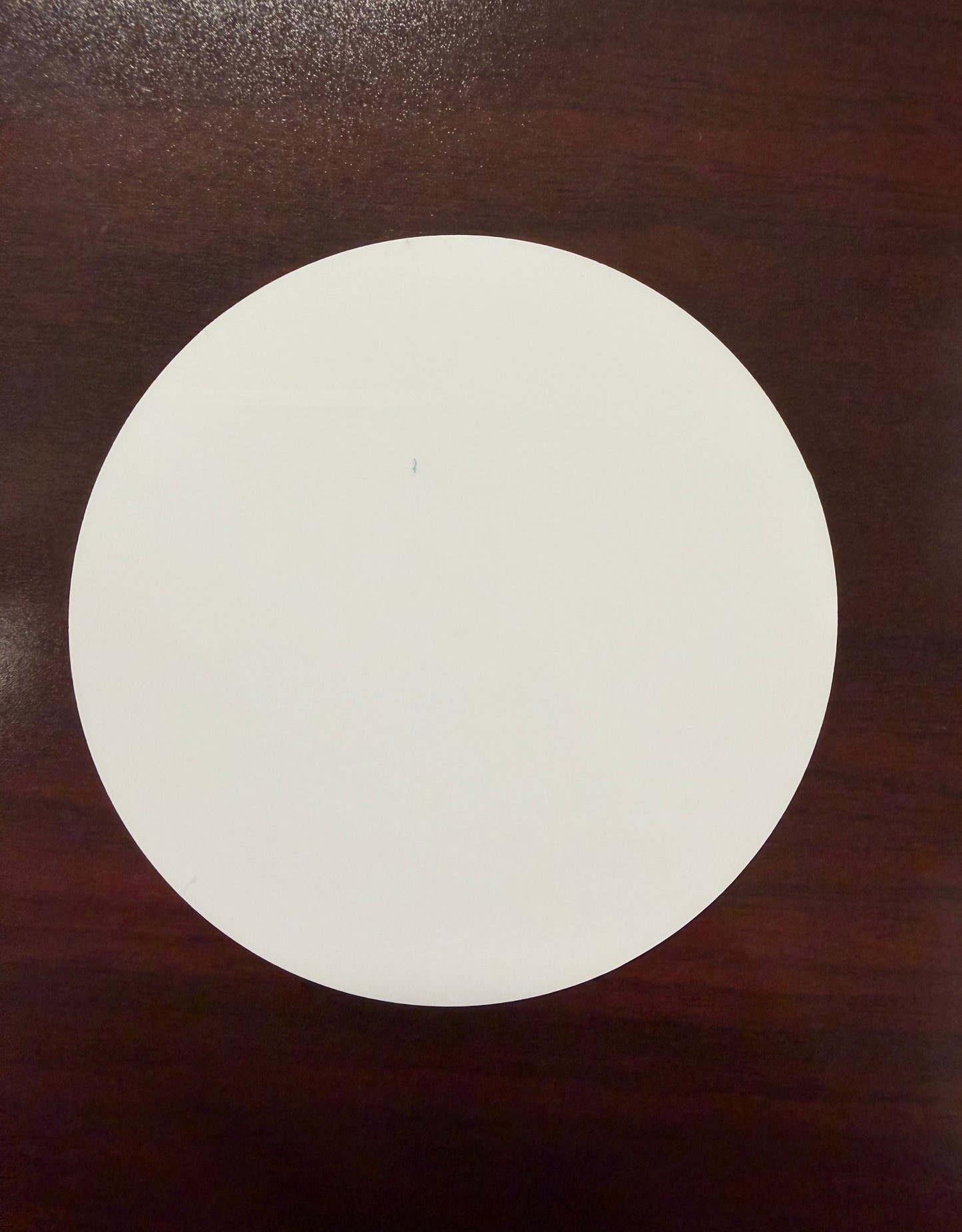 Gloss White Aluminum Insert for Framed Ornaments