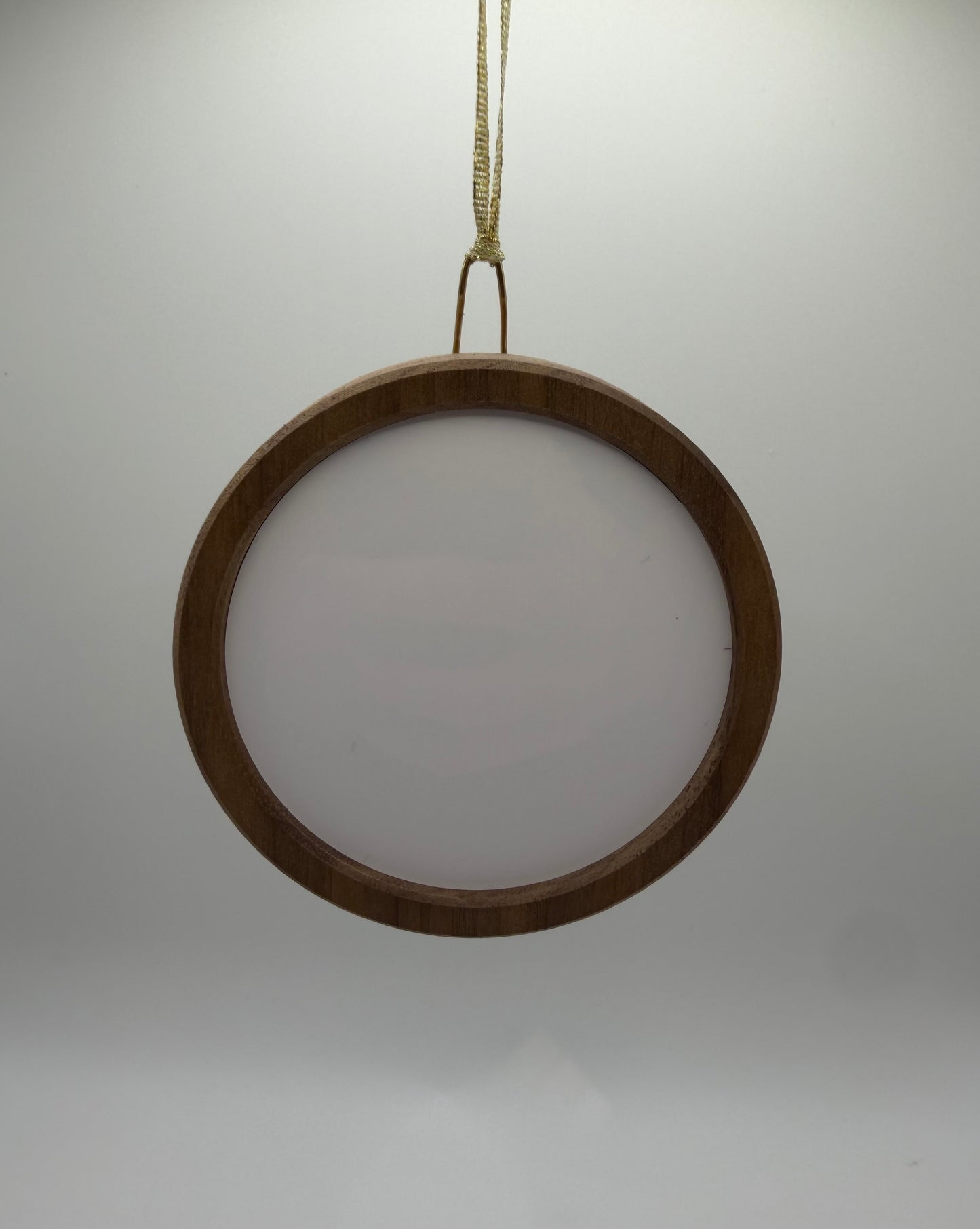 Gloss White Aluminum Insert for Framed Ornaments