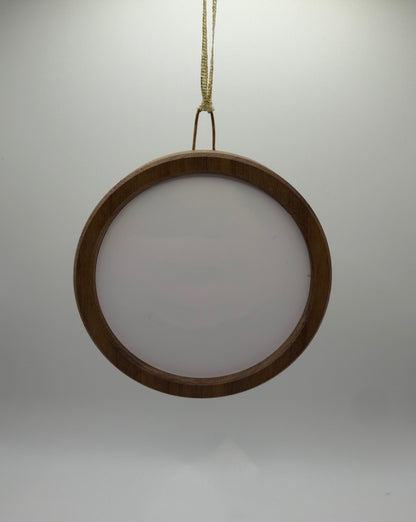 Gloss White Aluminum Insert for Framed Ornaments