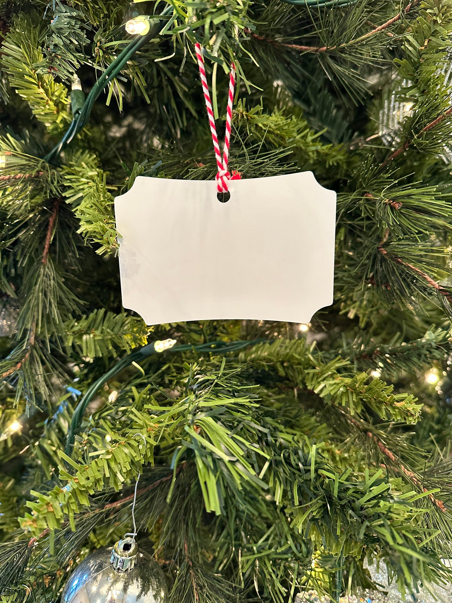 UV Metal 2-Sided Holiday Ornaments